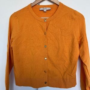 Loft Orange Cardigan